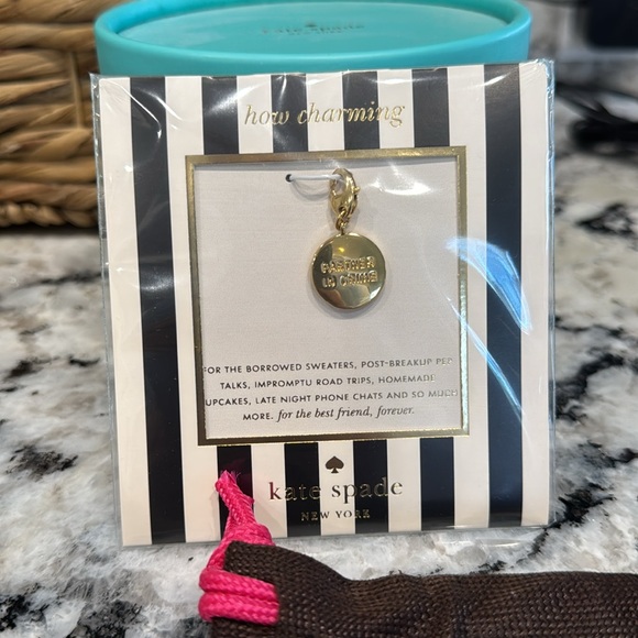 Kate Spade Charm Bracelet + 6 Charms - New in Box - Picture 5 of 8